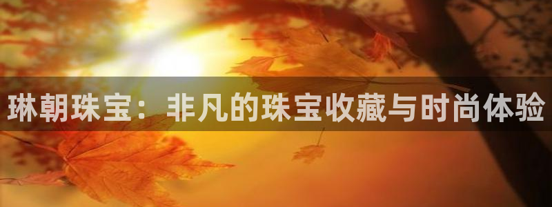天宏娱乐吴叔抖音:琳朝珠宝:非凡的珠宝收藏与时尚体验