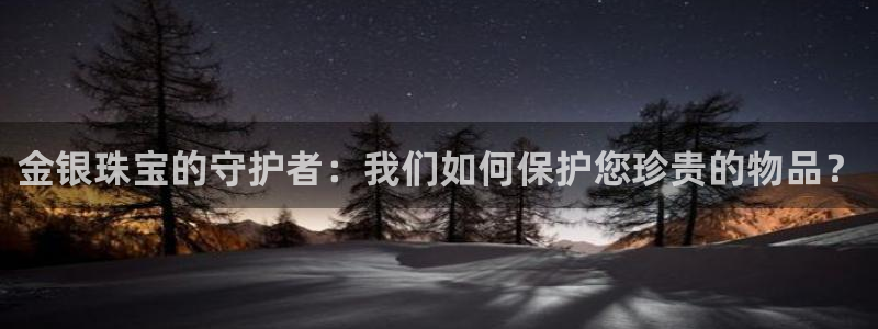 天宏娱乐男孩团:金银珠宝的守护者:我们如何保护您珍贵的物品?